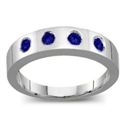 Belt Ring with 2-6 Round Stones