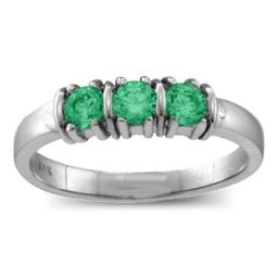 Classic Separated 2-5 Stones Ring