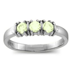 Classic Separated 2-5 Stones Ring
