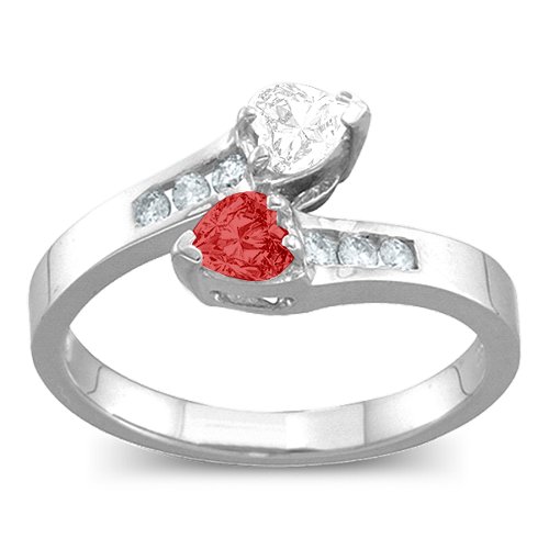 Trail Hearts Ring