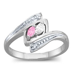 2-6 Marquise and Accents Ring