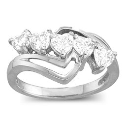 Starburst Heart Ring