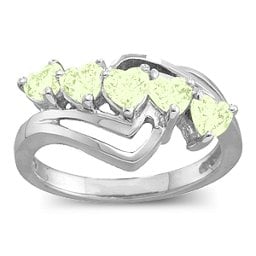 Starburst Heart Ring
