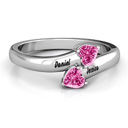 "Tribute" Hearts Bypass Ring