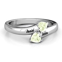 "Tribute" Hearts Bypass Ring