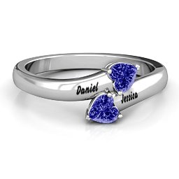 "Tribute" Hearts Bypass Ring