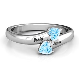 "Tribute" Hearts Bypass Ring