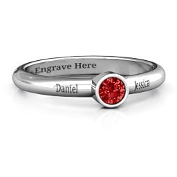 Bezel Set Solitaire Ring