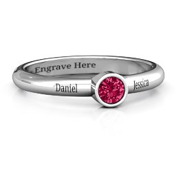 Bezel Set Solitaire Ring