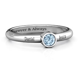 Bezel Set Solitaire Ring