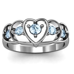 Heart Collage Ring