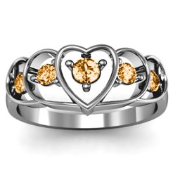 Heart Collage Ring