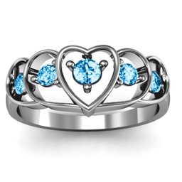 Heart Collage Ring