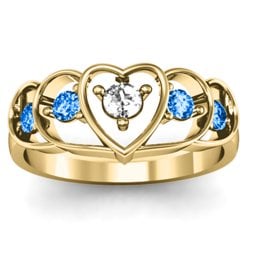 Heart Collage Ring