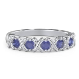 Hugs & Kisses XOXO Ring with 2-5 Stones