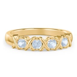 Hugs & Kisses XOXO Ring with 2-5 Stones