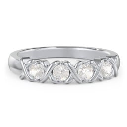 Hugs & Kisses XOXO Ring with 2-5 Stones