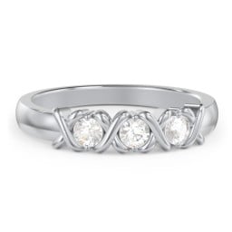 Hugs & Kisses XOXO Ring with 2-5 Stones