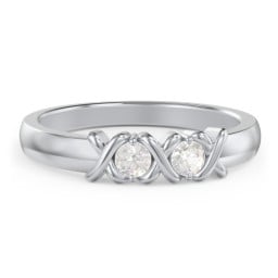 Hugs & Kisses XOXO Ring with 2-5 Stones