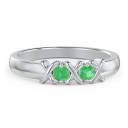 Hugs & Kisses XOXO Ring with 2-5 Stones