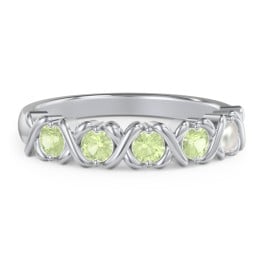 Hugs & Kisses XOXO Ring with 2-5 Stones