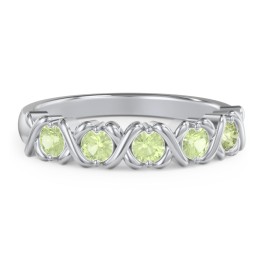 Hugs & Kisses XOXO Ring with 2-5 Stones