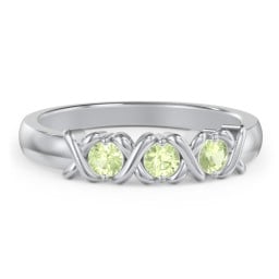 Hugs & Kisses XOXO Ring with 2-5 Stones