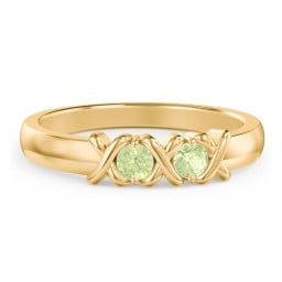 Hugs & Kisses XOXO Ring with 2-5 Stones