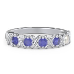 Hugs & Kisses XOXO Ring with 2-5 Stones