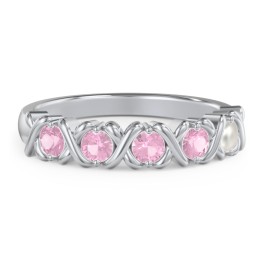 Hugs & Kisses XOXO Ring with 2-5 Stones