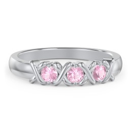 Hugs & Kisses XOXO Ring with 2-5 Stones