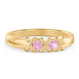 Hugs & Kisses XOXO Ring with 2-5 Stones