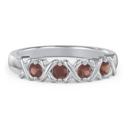 Hugs & Kisses XOXO Ring with 2-5 Stones