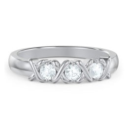 Hugs & Kisses XOXO Ring with 2-5 Stones