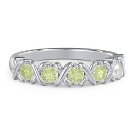 Hugs & Kisses XOXO Ring with 2-5 Stones