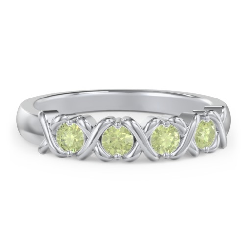 Hugs & Kisses XOXO Ring with 2-5 Stones