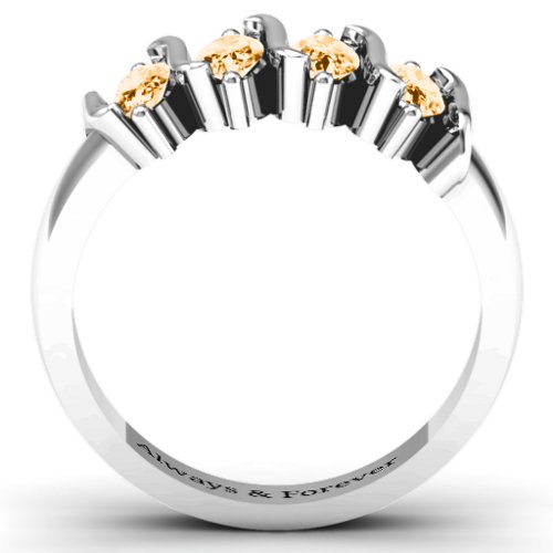 2-5 Oval Stones Ring