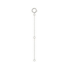 Diamond Cut Cable Chain Extender 1+1-Inch – 10K Yellow Gold