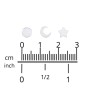 Engravable Celestial Stud Earrings Stack - Set of 3