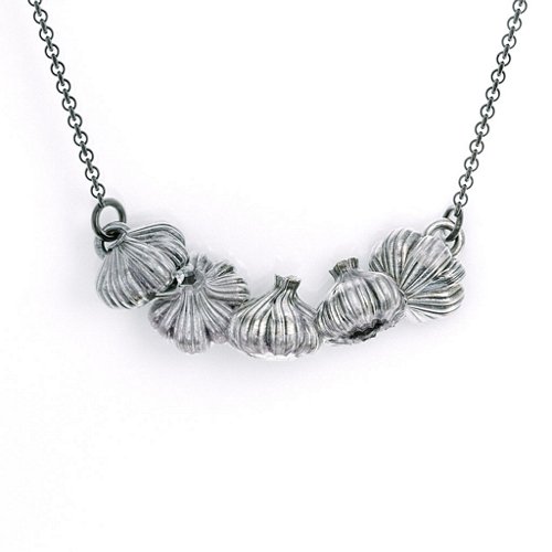 Carmilla - Garlic Necklace – Sterling Silver