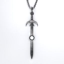 Carmilla - Sword of Hastur Pendant with Gemstone