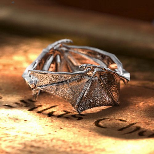 Carmilla - Bat Wings Ring – Sterling Silver