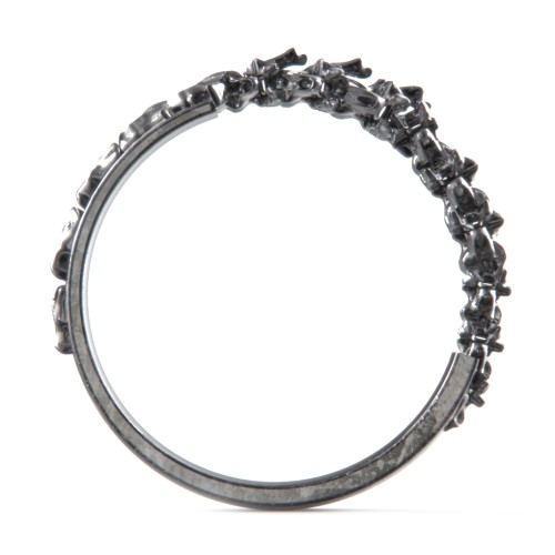 Carmilla - Wide Spine Band Ring – Sterling Silver