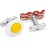 Bacon and Eggs Breakfast Cufflinks