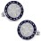 Blue Compass Cufflinks
