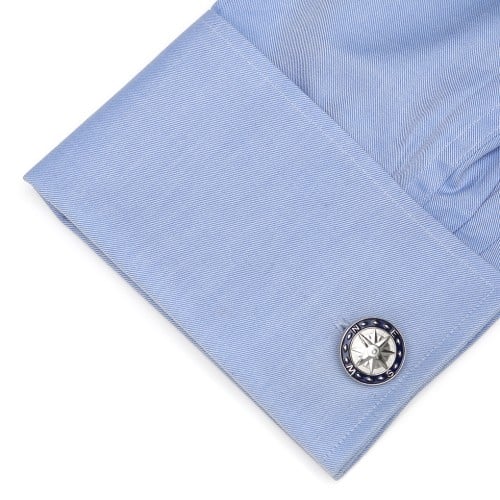 Blue Compass Cufflinks