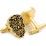 Gold Day of the Dead Cufflinks