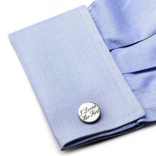 Wedding Series - I Loved Her First Cufflinks