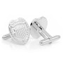 Silver Police Badge Cufflinks