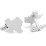 Silver Texas Cufflinks